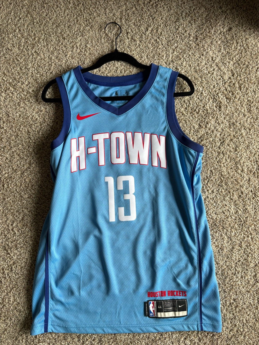Nike James Harden 2020 H-Town City Swingman NBA Jersey Houston Rockets